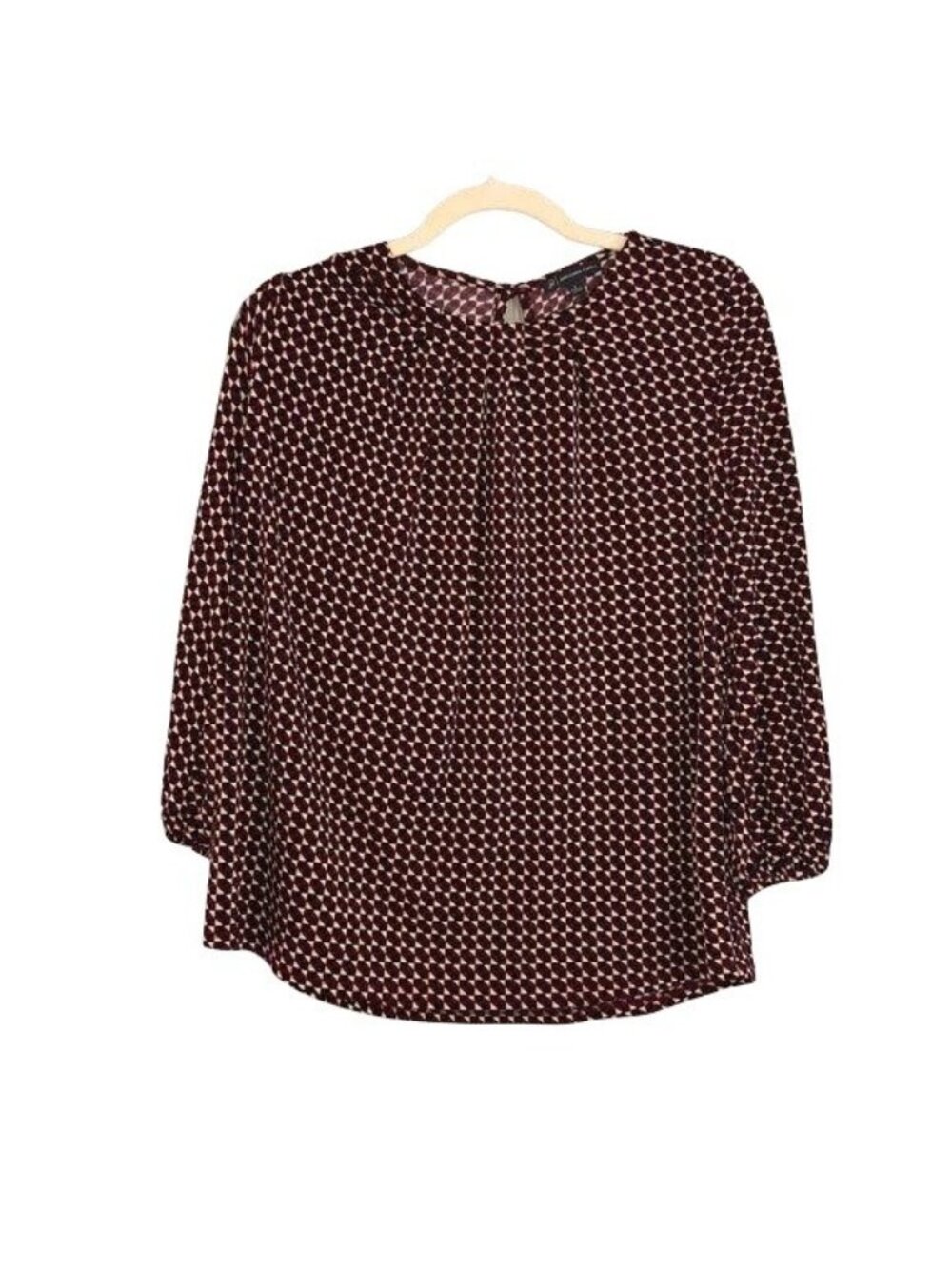 Adrianna Papell Geometric Print Blouse - S